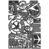 Sizzix Textured Impressions Embossing Folder by Tim Holtz-Vault Airmail - 5A002MXD-1GPBB