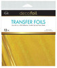 4 Pack - Deco Foil Transfer Sheets 6"X6" 12/Pkg-Gold Sparkle - 5A002JZM-1GZ1Q - 000943057147 4 Pack - Deco Foil Transfer Sheets 6"X6" 12/Pkg-Gold Sparkle - 5A002JZM-1GZ1Q - 000943057147