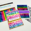 Deco Foil Transfer Sheets 6"X6" 12/Pkg-Prismatic Rainbow - 5A002JZM-1GZ1L