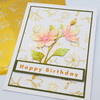 Deco Foil Toner Card Fronts 4.25"X5.5" 8/Pkg-Delicate Magnolias - 5A002BQN-1GZ1N