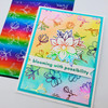 Deco Foil Toner Card Fronts 4.25"X5.5" 8/Pkg-Delicate Magnolias - 5A002BQN-1GZ1N