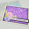 Deco Foil Toner Card Fronts 4.25"X5.5" 8/Pkg-Delicate Magnolias - 5A002BQN-1GZ1N