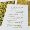Deco Foil Transfer Sheets 6"X6" 12/Pkg-Gold Sparkle - 5A002JZM-1GZ1Q