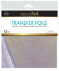 4 Pack - Deco Foil Transfer Sheets 6"X6" 12/Pkg-Silver Sparkle - 5A002JZM-1GZ1M - 000943057154