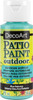 6 Pack - DecoArt Patio Paint 2oz-Blue Bahama - DCP-63 - 766218037596