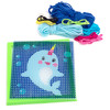 3 Pack - Colorbok Sew Cute! Needlepoint Kit-Narwhal - 74652