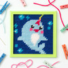 3 Pack - Colorbok Sew Cute! Needlepoint Kit-Narwhal - 74652