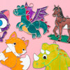 3 Pack - Colorbok Makit & Bakit Suncatcher Kit-Dinosaur - 73818 3 Pack - Colorbok Makit & Bakit Suncatcher Kit-Dinosaur - 73818