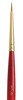 Princeton Series 4050 Heritage Synthetic Sable Brush-Short Handle Round Size 3/0 - 5A002ZCT-1H0V5