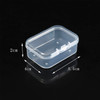 Dress My Craft Clear Storage Boxes 6/Pkg-Rectangular, 5.5x4cm - 5A003092-1H1SP