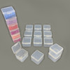 3 Pack - Dress My Craft Clear Storage Boxes 6/Pkg-Mini Square, 3.4x3.4cm - 5A003091-1H1SR