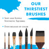 Princeton Series 4750 Neptune Synthetic Squirrel Brush-Short Handle Quill Size 8 5A002ZFB-1H0W3