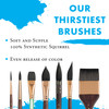 Princeton Series 4750 Neptune Synthetic Squirrel Brush-Short Handle Round Size 4 - 5A002ZFK-1H0W4 Princeton Series 4750 Neptune Synthetic Squirrel Brush-Short Handle Round Size 4 - 5A002ZFK-1H0W4