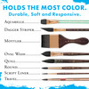 Princeton Series 4750 Neptune Synthetic Squirrel Brush-Short Handle Round Size 4 - 5A002ZFK-1H0W4 Princeton Series 4750 Neptune Synthetic Squirrel Brush-Short Handle Round Size 4 - 5A002ZFK-1H0W4