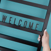 DCWV Backless Letterboard 16"X20"-Black - 614941 DCWV Backless Letterboard 16"X20"-Black - 614941