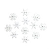 6 Pack - Dress It Up Embellishments-Sew Thru Snowflakes - DIUBTN-1H2NP - 787117511925
