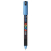 3 Pack POSCA 1M Extra-Fine Metal Tip Paint Marker-Metallic Blue PC-1MR-1H2PK - 4902778089934