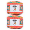 2 Pack - Bernat Blanket All In One Blanket Granny Square Yarn-Throwback - 5A002Z43-1H18S