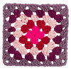 2 Pack - Bernat Blanket All In One Blanket Granny Square Yarn-Fruit Juice - 5A002Z43-1H1B3