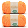 2 Pack - Caron Simply Me Yarn-Lively Mandarin - 5A002X8W-1GY92