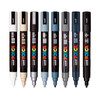POSCA 5M Medium Bullet Tip 2.5mm Paint Marker 8/Pkg-Mono Tones - 5A00317M-1H2Y1