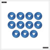 Happy Planner Expander Metal Discs-Santorini Blue - 5A002X3L-1GY3N