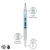 Uni-Ball 207 Fashion Retractable Medium Point Gel Pens 3/Pkg-Assorted Colors 5A0030YG-1H2H1