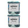 Bernat Blanket Patchwork Yarn-Teal Dream - 5A002Z44-1H19R
