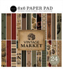 Carta Bella Double-Sided Paper Pad 6"X6"-Vintage Market 5A0030JC-1H20N