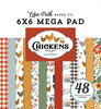 Chickens Cardmakers 6X6 Mega Pad-Chickens - 5A0030KT-1H212