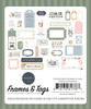 Carta Bella Cardstock Ephemera-Frames & Tags, Coffee Shop - 5A0030M2-1H23K Carta Bella Cardstock Ephemera-Frames & Tags, Coffee Shop - 5A0030M2-1H23K