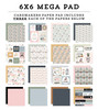 Carta Bella Double-Sided Cardmakers Mega Paper Pad 6"X6"-Coffee Shop - 5A0030LV-1H23M - 810179817763