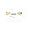 Echo Park Recipe Cards 4"X6"-Bee Happy - 5A0030LG-1H22W - 810179811105