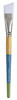 Princeton Snap! White Taklon Short Handle Brush-Angle Shader 3/4" Width - 5A002ZNM-1H14F - 757063985156