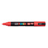 POSCA 5M Medium Bullet Tip 2.5mm Paint Marker-Red - PC-5M-67000
