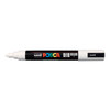 POSCA 5M Medium Bullet Tip 2.5mm Paint Marker-White - PC-5M-68000