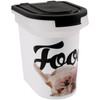 Plastic Pet Food Bin 12.5"X9.75"X13.38"-Bulldog 37716