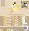 DCWV Single-Sided Cardstock Stack 12"X12" 48/Pkg-Gilded, 24 Designs/2 Each - PS005358