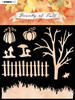 Studio Light Beauty Of Fall Stencil 6"X6"-NR. 34, Falling Leaves - SLASK34