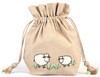 2 Pack - Lantern Moon Meadow Bag-White Sheep - LM350695 - 8907628061333