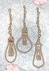 Scrapaholics Laser Cut Chipboard 1.8mm Thick-Industrial Light Bulbs, 3/Pkg, 1"-6" - S50381
