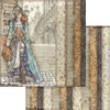 Stamperia Double-Sided Cardstock 12"X12"-Lady Vagabond - SBB762 - 5993110011866