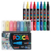 POSCA 1M Paint Marker X-Fine Bullet Tip .7mm 8/Pkg-Basic - 5A00314M-1H2SL - 4902778246078