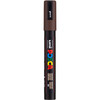 POSCA 5M Medium Bullet Tip 2.5mm Paint Marker-Dark Brown - PC-5M-1H2S8