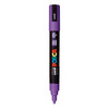 POSCA 5M Medium Bullet Tip 2.5mm Paint Marker-Violet - PC-5M-1H2XP - 4902778916186