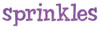 American Crafts Chipboard Alphabet Stickers-Sprinkles-Lavender Glitter, 134/Pkg - 42891