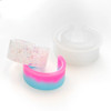American Crafts Color Pour Resin Mold-Facet Bangle Bracelet - 356722