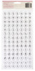 3 Pack - Dear Lizzy Daydreamer Thickers Alpha Stickers 5.5x11 2/Sheet-YoYo/White With Charcoal Chipboard - DAYTH-66772