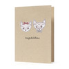 3 Pack - American Crafts A7 Cards W/Envelopes (5.25"X7.25") 12/Pkg-Kraft - 366010