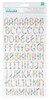 3 Pack - Pebbles Fun In The Sun Thickers Alpha Stickers 5.5"X11" 2/Pk-Prismatic/Multi Stripe Chipboard - 732831 - 646247328318